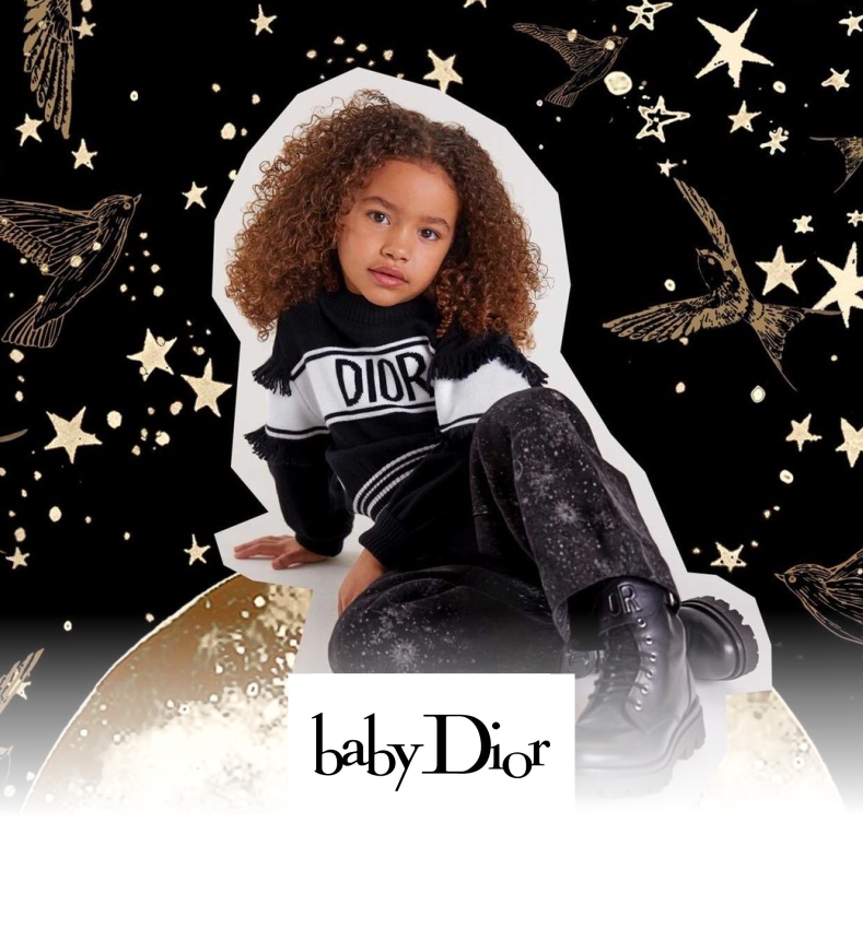 ELSA Jeune talent de la TMB KIDS Academy, elle multiplie les apparitions pub, notamment pour BABY DIOR.
